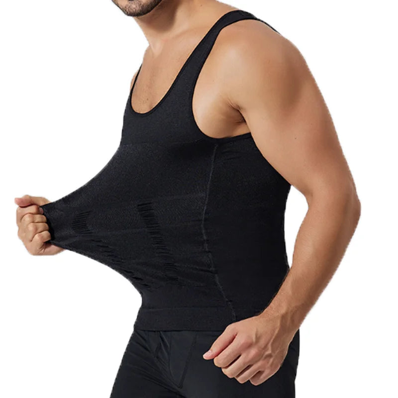 Athletic Compression Tank for Men | Sleeveless Gym Shirt & Sports Base Layer