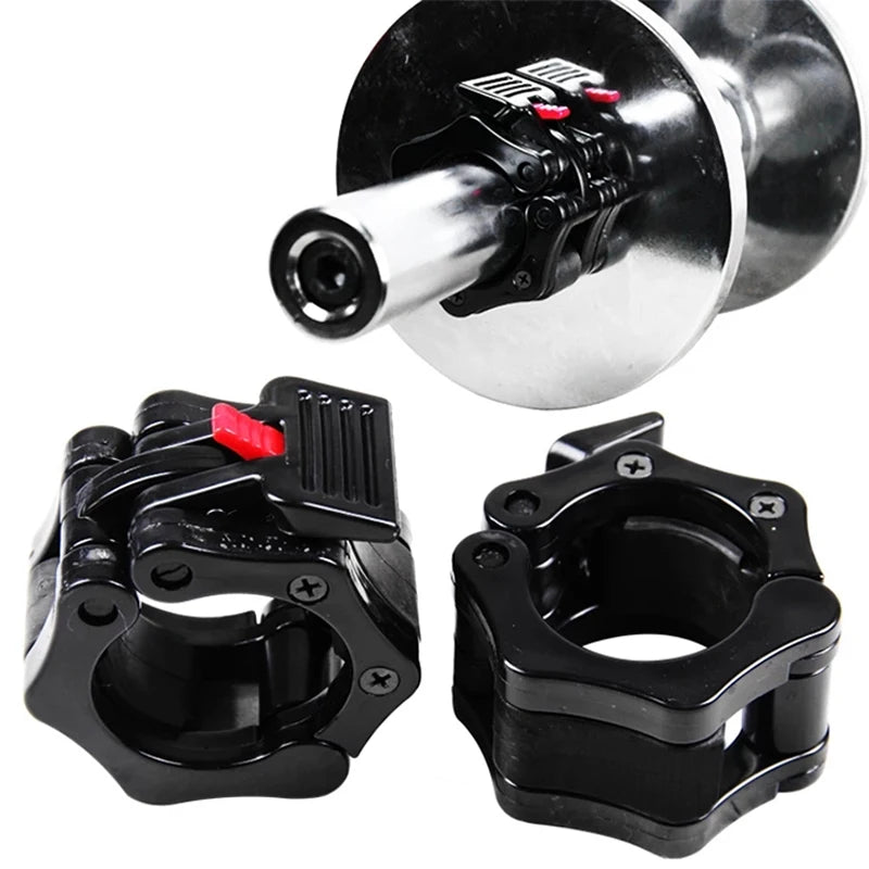 Gym Barbell Collar Lock | Durable Dumbbell Clips for Bodybuilding & Training