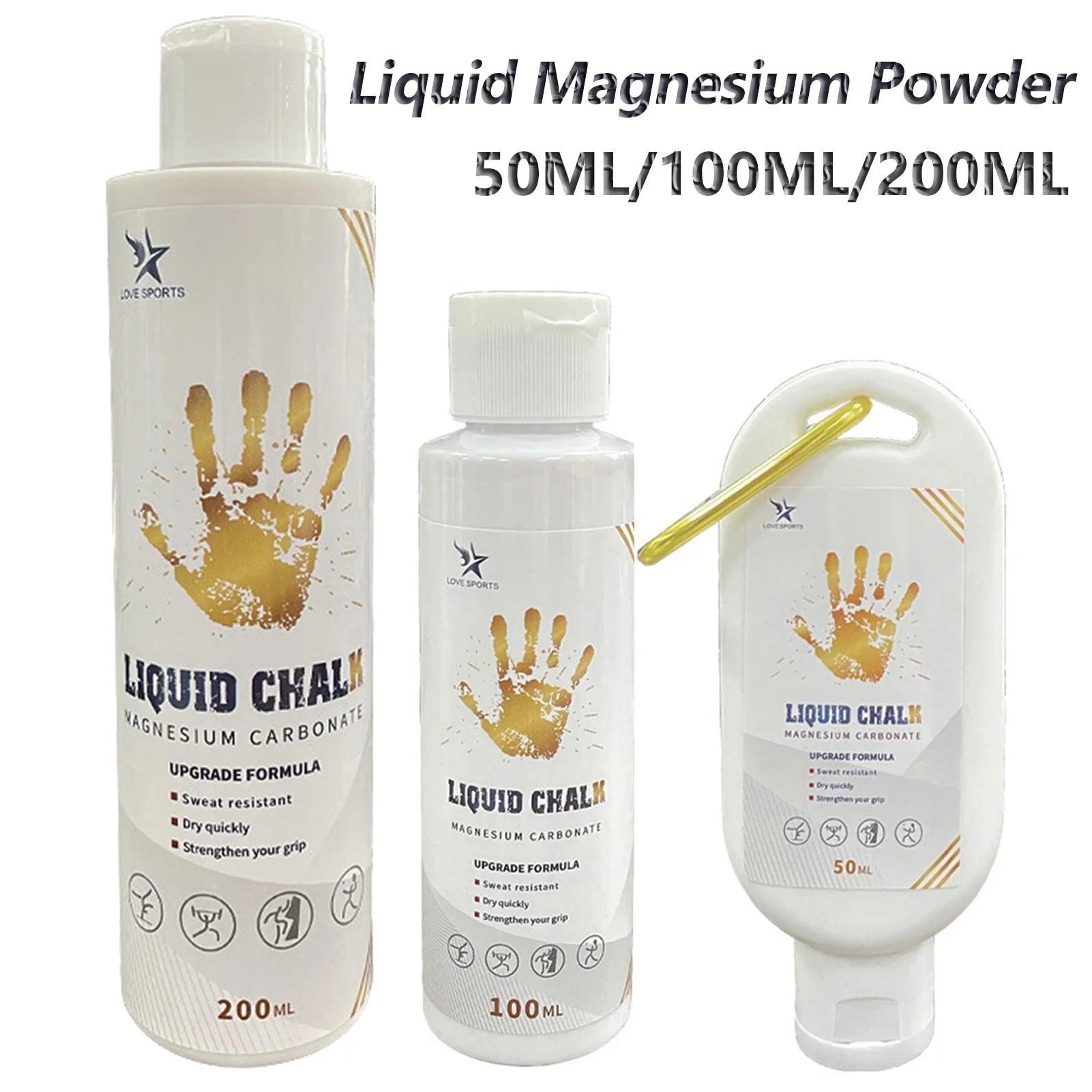 Liquid Magnesium Grip | Anti-Slip Sports Chalk for Lifting, Climbing & Fitness