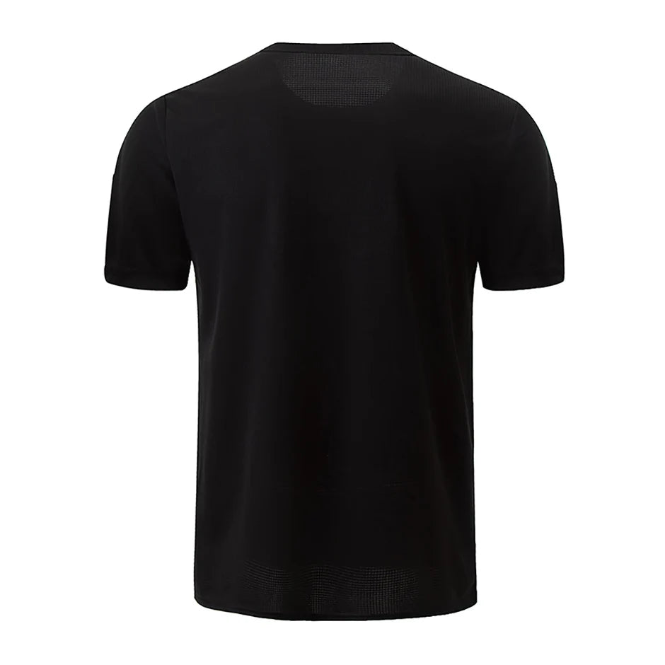 Men’s Solid Color Waffle Sports Shirt | Short Sleeve Running & Training Top